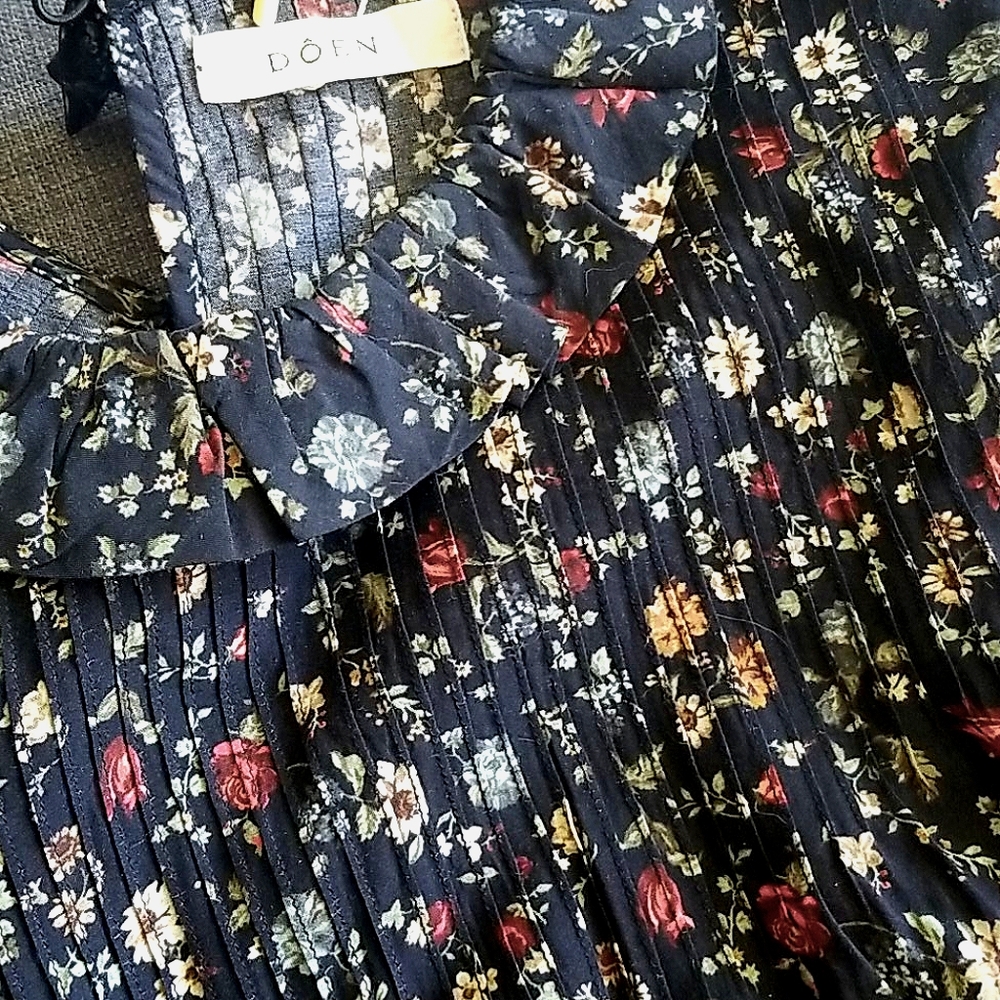 DOEN Plum Top EUC size S